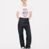 T-shirt in cotone con ricamo “Kenzo Cartoon” T-shirt in cotone con ricamo “Kenzo Cartoon”