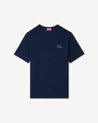 T-shirt Kenzo Archive Rose con ricamo in cotone