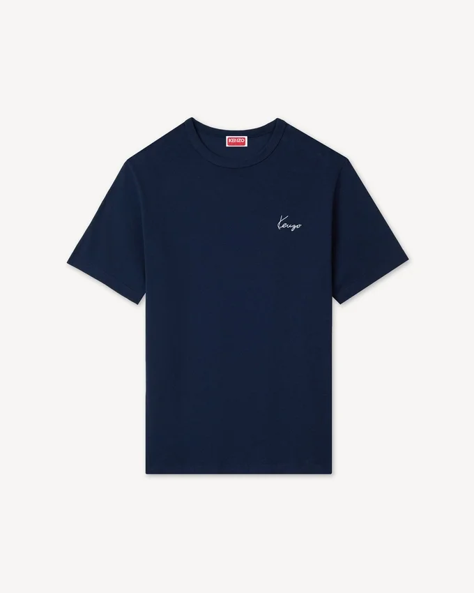 T-shirt Kenzo Archive Rose con ricamo in cotone T-shirt Kenzo Archive Rose con ricamo in cotone