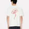T-shirt Kenzo Archive Rose con ricamo in cotone T-shirt Kenzo Archive Rose con ricamo in cotone