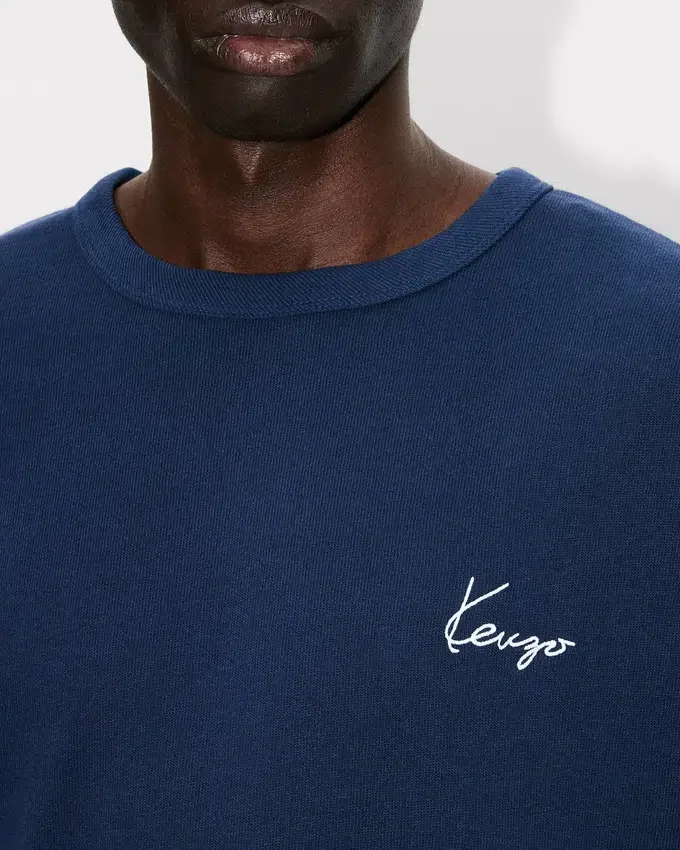T-shirt Kenzo Archive Rose con ricamo in cotone T-shirt Kenzo Archive Rose con ricamo in cotone