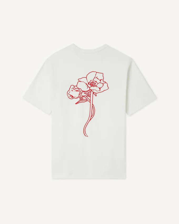 T-shirt Kenzo Archive Rose con ricamo in cotone T-shirt Kenzo Archive Rose con ricamo in cotone