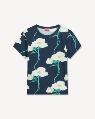 T-shirt Kenzo Archive Rose’ in cotone