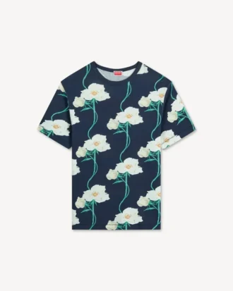 T-shirt Kenzo Archive Rose’ in cotone