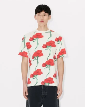 T-shirt Kenzo Archive Rose’ in cotone
