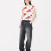 T-shirt Kenzo Archive Rose’ in cotone T-shirt Kenzo Archive Rose’ in cotone