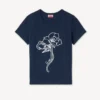 T-shirt “Kenzo Archive Rose” in cotone con sagoma T-shirt “Kenzo Archive Rose” in cotone con sagoma