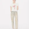 T-shirt “Kenzo Archive Rose” in cotone con sagoma T-shirt “Kenzo Archive Rose” in cotone con sagoma