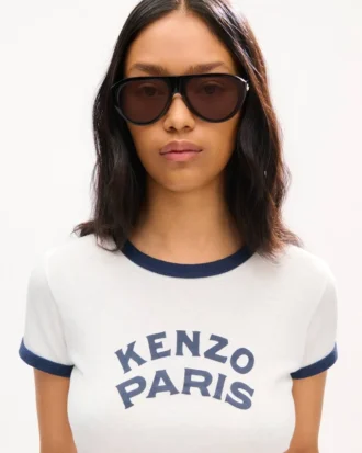 T-shirt ‘Kenzo Paris Emblem’ in cotone