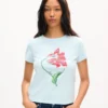 T-shirt “Kenzo Tulip” in cotone T-shirt “Kenzo Tulip” in cotone