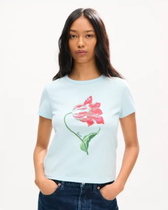 T-shirt “Kenzo Tulip” in cotone