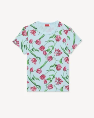 T-shirt “Kenzo Tulip” in cotone T-shirt “Kenzo Tulip” in cotone