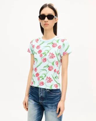 T-shirt “Kenzo Tulip” in cotone T-shirt “Kenzo Tulip” in cotone