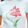 T-shirt “Kenzo Tulip” in cotone T-shirt “Kenzo Tulip” in cotone