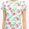 T-shirt “Kenzo Tulip” in cotone T-shirt “Kenzo Tulip” in cotone