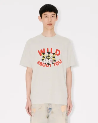 T-shirt “Kenzo Wild Tiger” in cotone