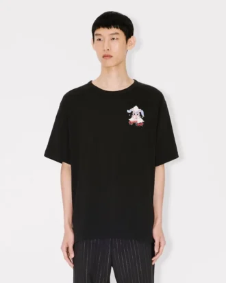 T-shirt oversize in cotone “Kenzo Winter Holidays”