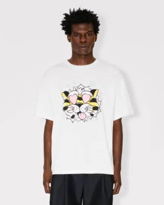 t shirt oversize kenzo wild tiger in cotone 2 1 330x413 - T-shirt oversize "Kenzo Wild Tiger" in cotone