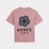T-shirt oversize ricamata “Boke Flower” in cotone pesante