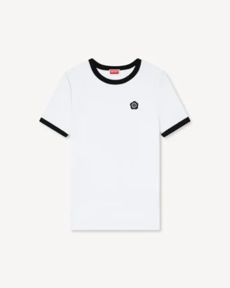 T-shirt ricamata ‘Boke Flower 2.0’ in cotone