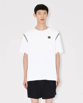 T-shirt ricamata ‘Boke Flower 2.0’ in cotone