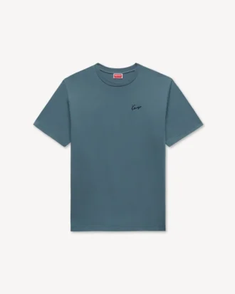 T-shirt ricamata “Kenzo Signature” in cotone