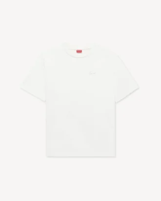 T-shirt ricamata “Kenzo Signature” in cotone