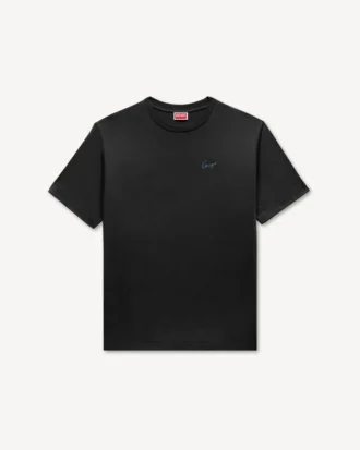 T-shirt ricamata “Kenzo Signature” in cotone