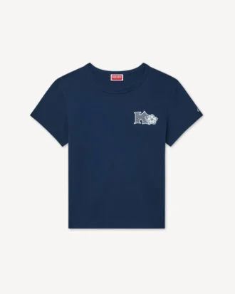 T-shirt slim fit con ricamo “Kenzo Paris Emblem” in cotone