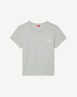 T-shirt slim fit con ricamo “Kenzo Paris Emblem” in cotone
