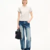 T-shirt slim fit con ricamo “Kenzo Paris Emblem” in cotone T-shirt slim fit con ricamo “Kenzo Paris Emblem” in cotone