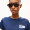 T-shirt slim fit con ricamo “Kenzo Paris Emblem” in cotone T-shirt slim fit con ricamo “Kenzo Paris Emblem” in cotone