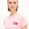T-shirt slim fit con ricamo “Kenzo Paris Emblem” in cotone T-shirt slim fit con ricamo “Kenzo Paris Emblem” in cotone