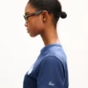 T-shirt slim fit con ricamo “Kenzo Paris Emblem” in cotone T-shirt slim fit con ricamo “Kenzo Paris Emblem” in cotone