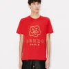 T-shirt slim in cotone con ricamo “Boke Flower” T-shirt slim in cotone con ricamo “Boke Flower”