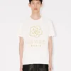 T-shirt slim in cotone con ricamo “Boke Flower” T-shirt slim in cotone con ricamo “Boke Flower”