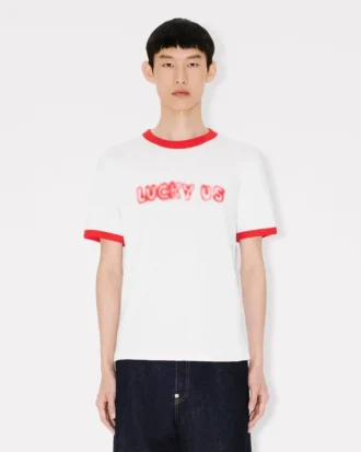 T-shirt slim in cotone “Kenzo Words”