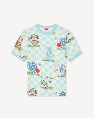 t shirt slim kenzo cartoon in cotone 1 2 330x413 - T-shirt slim "Kenzo Cartoon" in cotone