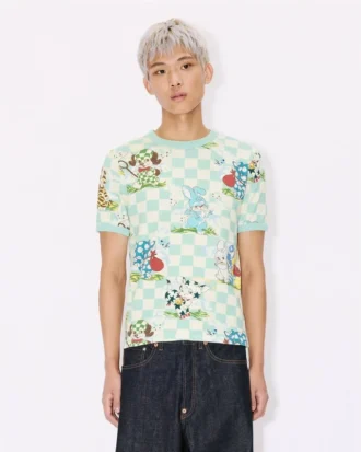 t shirt slim kenzo cartoon in cotone 2 2 330x413 - T-shirt slim "Kenzo Cartoon" in cotone
