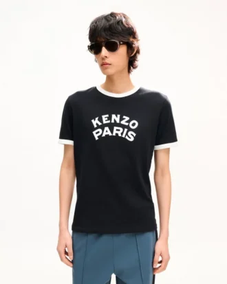 T-shirt slim “Kenzo Paris Emblem” in cotone