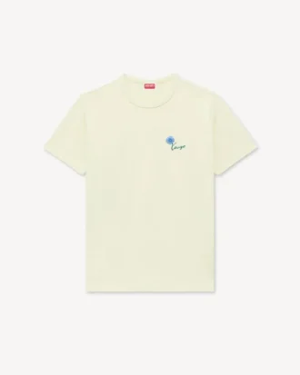 T-shirt slim ricamata “Kenzo Tulip” in cotone