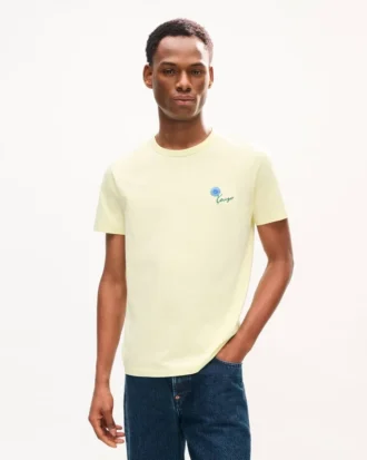 T-shirt slim ricamata “Kenzo Tulip” in cotone