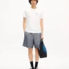 T-shirt slim ricamata “Kenzo Tulip” in cotone T-shirt slim ricamata “Kenzo Tulip” in cotone