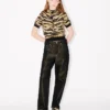 Top a collo alto “Kenzo Tiger” in misto cotone e lana Top a collo alto “Kenzo Tiger” in misto cotone e lana