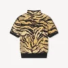 Top a collo alto “Kenzo Tiger” in misto cotone e lana Top a collo alto “Kenzo Tiger” in misto cotone e lana