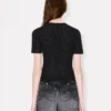Top in maglia a maniche corte