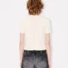 Top in maglia a maniche corte