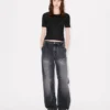 Top in maglia a maniche corte