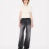 Top in maglia a maniche corte